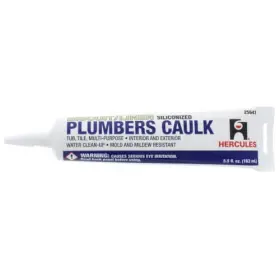 25641 Oatey Hercules 5.5oz Plumbers Caulk Sealant In Biscuit/linen - 2 Pack