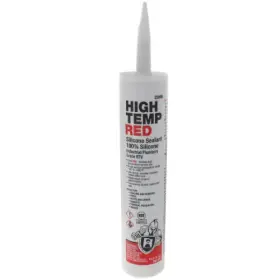25666 Oatey Hercules 10.1oz High Temp Red Silicone Sealant - 2 Pack