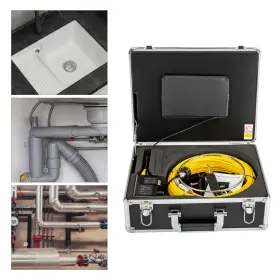Wp70a-20 Ocasami 30m/100ft 7 Inch Sewer Camera Pipe Inspection Lcd Monitor With Dvr Function