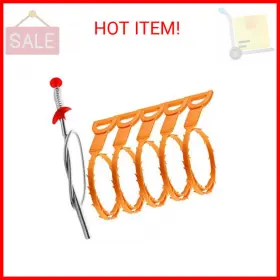 Omont 600380412075 Drain Clog Remover Tool 6 Pack Hair Sink C
