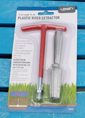 26076 Orbit Plastic Sprinkler Riser Extractor 1/2 And 3/4 Landscaping Plumbing