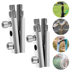 Partsdomauction 655887832093 2x Broken Pipe Screw Extractor And Faucet Valve Thread Remover Adjustable 13 18mm