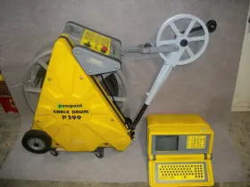 P399-p220 Pear Point Cues Pearpoint Main Line Sewer Camera Tractor Winch Cable Drum P399
