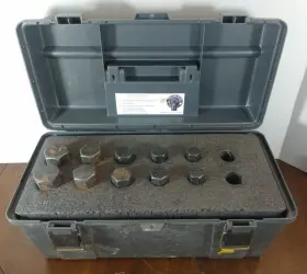 Fts28 Petol Tools Flange Alignment Pin Set Bolt Hole 3/4 Inch - 1-1/4