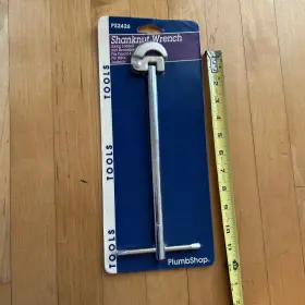 Psb2426 Plumbshop Plumb Shop Ps2426 Shanknut Wrench Spring Loaded Reversible 180 Deg Rotation New