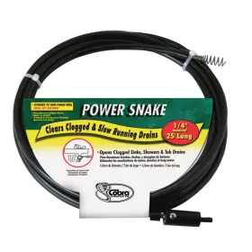 81150 Power Snake 15 Ft. L Drain Auger - Total Qty 1