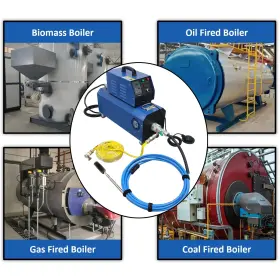 02e28c37 Preasion Industrial Boiler Pipe Cleaning Machine 220v / 110v 26.3ft Washer Us