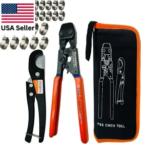 Purseter 744759913913 Pex Pipe Clamp Cinch Tool Crimping Crimper For Stainless Steel Clamps From