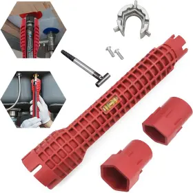 Qyqrqf 445050116135 Basin Wrench Faucet And Sink Installer Tool Multifunctional Plumbing Pipe