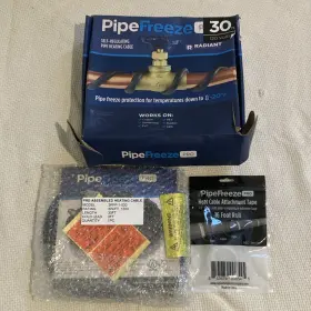 3ppf-i-030 Radiant Pipefreeze Pro 30ft Self-regulating Pipe Heating Cable And Attachment Tape