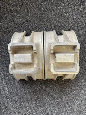 Ppj8s Reed 04447 Mfg 8 Inch Plastic Pipe Joiner Saddles One Pair