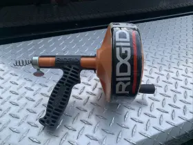 57038 Ridge Tool Co Ridgid Auger Kwik-spin 25 Foot/drain Snake/drain Auger/snake