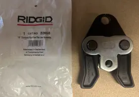22658 Ridgid - 5/8 Inch Standard Pureflow Pex Jaw Assembly Machine Size