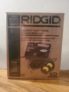 Rsa2at Ridgid 47313 Advantext Sump System Cellular Monitoring Xd Pro Verizon