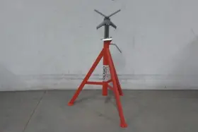 56662 Ridgid 1/8 To 12 In Pipe Size 2500 Lb Max Load Cap V-head Stand