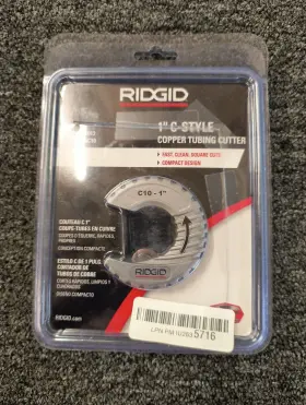 57013 Ridgid C10 1 Inch C-style Close Quarters Cutter For Copper Tubing G1
