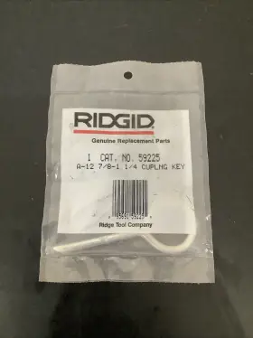 59225 Ridgid A-12 Coupling Pin Key. Chrome. 59225. 74