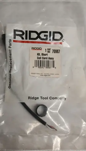 70987 Ridgid Short Coil Cord Assembly With Locking Sl