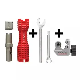 Ridgid 726084938243 Ez Change Faucet Removal Tool One Stop Wrench 101 Copper Pipe And Tubing Cut