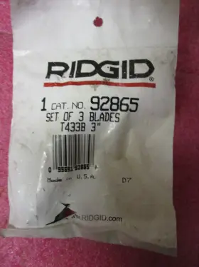 T-433b Ridgid 92865 3 Inch Blades Replacement Blade Set For T-433 Cutter
