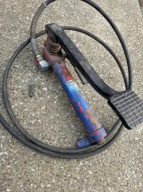 Hf-18 Ridgid Hydraulic Foot Pump For Power Pipe Cutter Machines