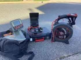Lc-100 Ridgid Lc100 Sewer Drain Micro Reel Camera With Cx6 Monitor Plus Extras