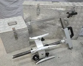 Rtc710 Ritmo Rotary Pipe Scraper Chuck And Arm 355-710mm Aluminum Cases