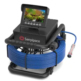 S8417d Sanyipace 4.3 Inch Monitor 20m Pipeline Camera 17mm Waterproof Drain Sewer Endoscope
