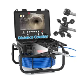 S8951dm-30m Sanyipace S8951dm-30m/100ft/us Drain Camera 100ft/30m 23mm/0.9in Fhd Sewer Inspection 5x