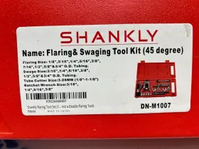 M1007 Shankly Flaring Tool Set 10 Piece - Professional Grade Heavy Duty Brake Line T