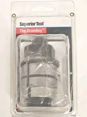 Superior Tool 017197045004 Drain Key 1-1/4 Inch To 1 1/2 Remover