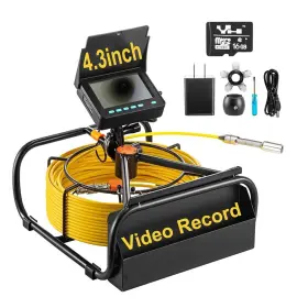 Sp-y9604 Syanspan Sewer Camera 100ft 23mm Inspection 16gb Dvr Video Recor