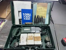 T-30g T-drill T30g Portable Collaring Machine Kit With Heads Bits And Case Finland