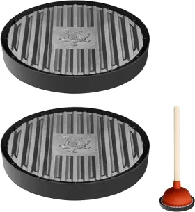 Tb001 Tbtfw Toilet Plunger Holders 2 Pcs Tray Drip Pads For Black