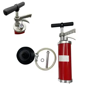 29-029087da Techtongda Pressure Gauge Pneumatic Water Pipe Dredging Drainpipe Unclogging Machine 0.4mpa