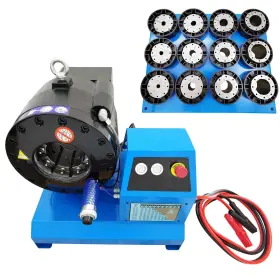 56-056939 Techtongda Dc12v Electric Hydraulic Hose Crimping Machine Tube Shrinking 1/4 Inch -2
