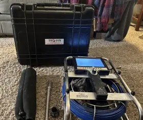 C100-512sl Trojan Worldwide Portable Sewer Camera Inspection System 115