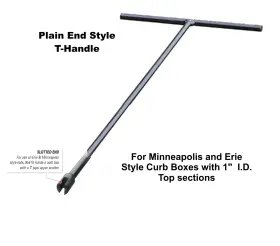 Trumbull Manufacturing 367-4266 6ft Curb Valve Shutoff Key For 1 Inch I.d. Erie Or Minneapolis Style Type Top Section