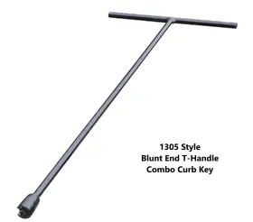 367-4297 Trumbull Manufacturing 6ft Combo Curb Rod/curb Key For Pentagon Box Lids And Stop Valve #1305