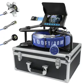 Trunion Digital Technology Limited 313092586513 Sewer Camera 100ft/30m Drain With Light Plumbing Snake Cam Dvr Pip