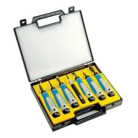 Sp7700 Ubcwin Noga 7 Pc. Complete Deburring Tool Set In Plastic Case