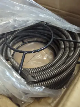 Uimoso 199413766075 Drain Cable Sewer 50ft 1/2in Cleaning Auger Snake Pipe