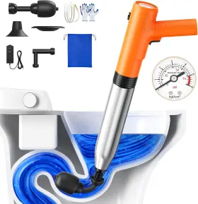 Hxld-003 Uoeos Electric Toilet Plungers For Bathroom 4 In 1 Unclogger Auto-inflation
