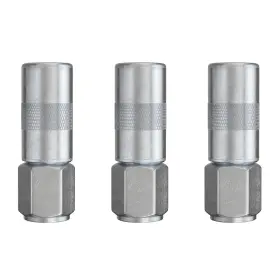 Mgg0002 Utool Grease Gun Accessory Kit 4-jaw Rebuildable Coupler 3-pack 1/8 Npt Thr