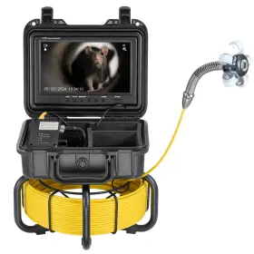 Vevor 197988811633 Sewer Camera 98 Ft/30m Self-leveling Drain With 9 Inch Screen 36x Zoom
