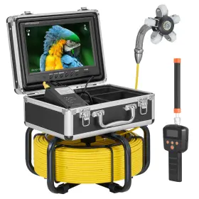 Vevor 197988991342 Sewer Camera 98 Ft/30 M Self-leveling Drain Duct With 512hz Locator
