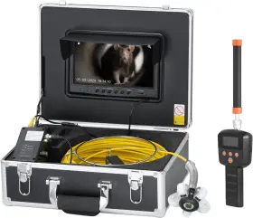 Vevor 445042692609 Sewer Camera With 512hz Locator 165 Ft/50 M 9 Inch Drain Inspection W