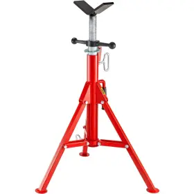 Vevor 840281564620 V Head Pipe Stand Adjustable Height 28-52 Inch Jack Stands 2500 Lb