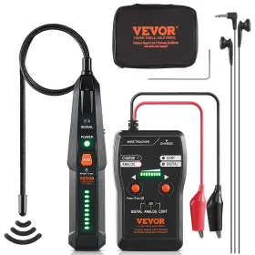 Dxdldwq65ftzock61v9 Vevor Underground Cable Locator 6.5 Ft Max. Detection Depth Wire Tracer Break