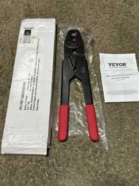 Ft-1824b Vevor Pex Pipe 1/2 Inch And 3/4 Combo Crimp Tool Quality